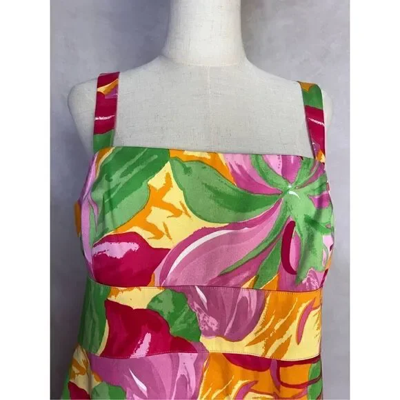 Floral Plus Size Dress - Super Cute - Picture 3 of 5